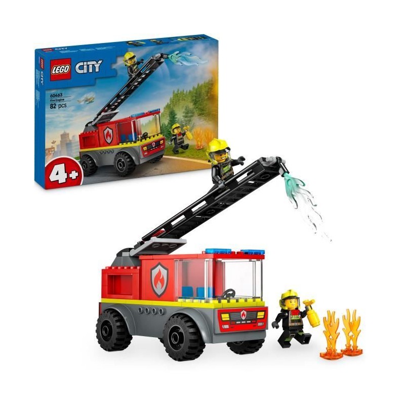 LEGO City 60463 Camion de pompiers avec échelle - Jeu de construction - Enfan...