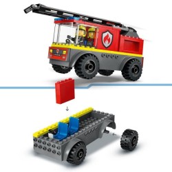 LEGO City 60463 Camion de pompiers avec échelle - Jeu de construction - Enfan...