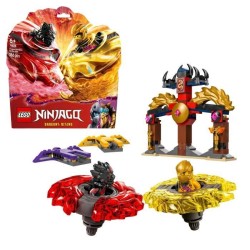 LEGO NINJAGO 71826 Pack de combat Spinjitzu du dragon - Jeu de construction d...