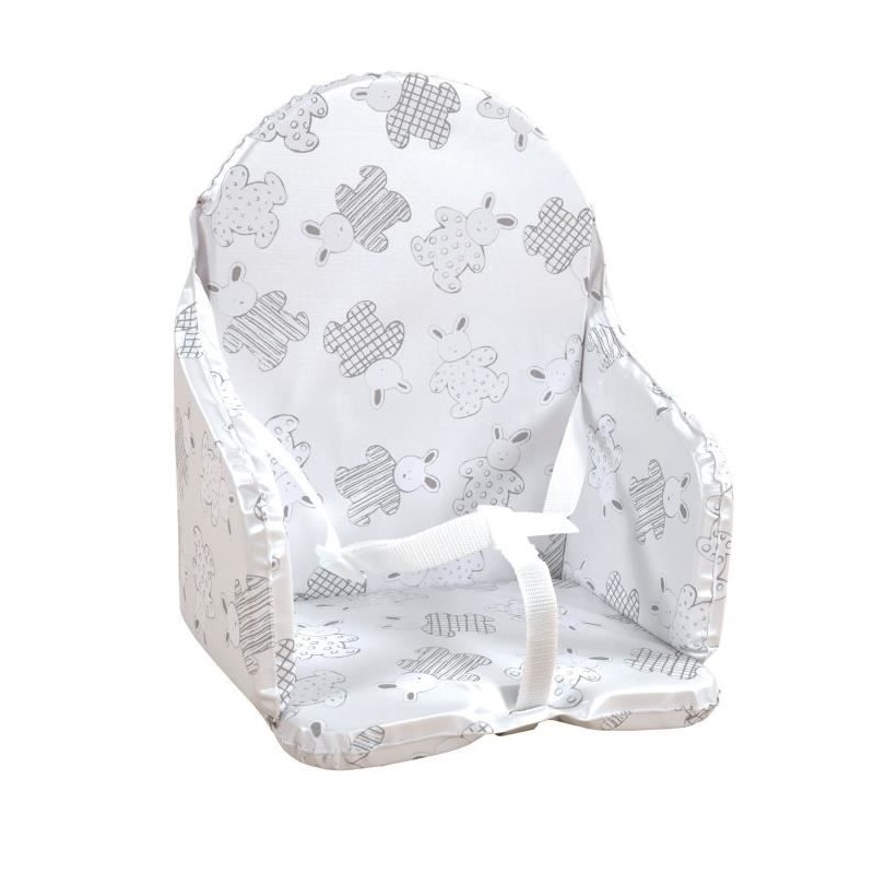 LOOPING Coussin Chaise Haute Bébé | PVC Imperméable, Sangles, Fabriqué en Fra...