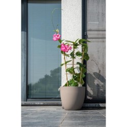 Pot de fleurs - GARDEN ID - Phoenix Taupe - 38 x 34 cm - 100% Recyclé et Recy...