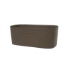 Jardiniere avec réserve d'eau - GARDEN ID Respect - Taupe 50 x 17 cm - 100% d...