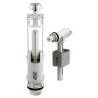 Kit mécanisme WC a alimentation latérale avec flotteur - ROUSSEAU - Anti-siph...