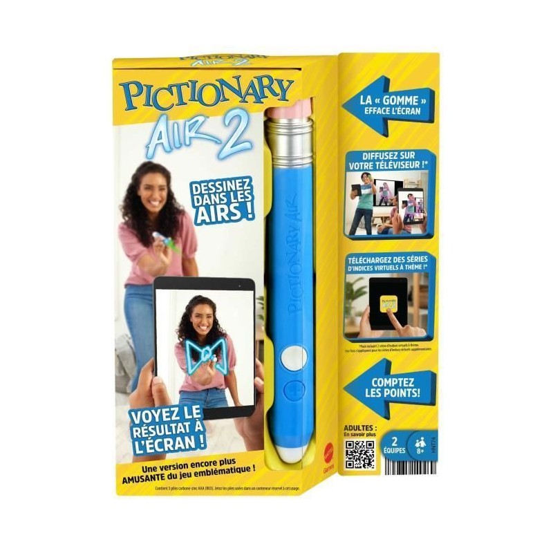 Mattel Games - Pictionary Air 2-Jeu pour enfants, adultes, famille