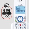 Téléphone sans fil - ALCATEL - F530 Voice - Répondeur, blocage d'appels, main...