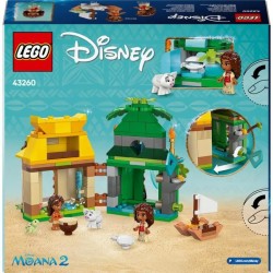 LEGO | Disney 43260 L'Ile de Vaiana Miniature - Jeu de Construction pour enfa...