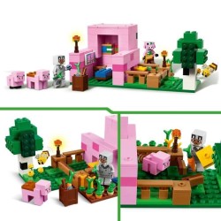 LEGO Minecraft 21268 La maison de Porcelet - Jeu de construction pour enfant ...