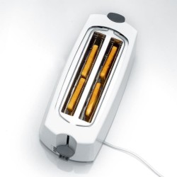 Grille-pain SEVERIN AT2234 - 2 fentes longues pour 4 tranches - Fonction déco...