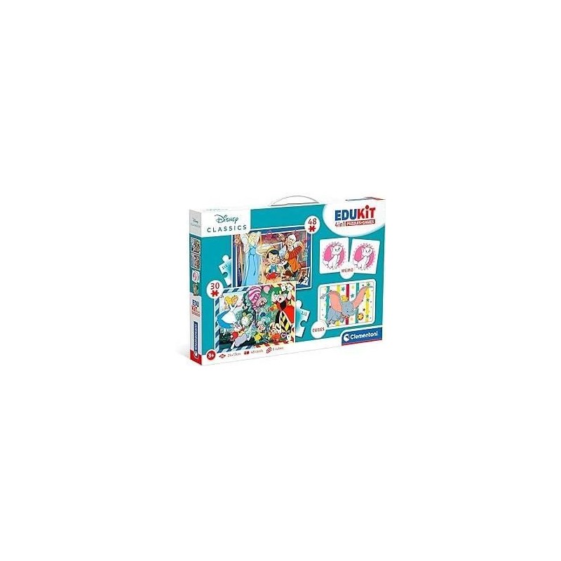 Clementoni - Edukit - Disney - Coffret apprentissage 4 en 1 - 2