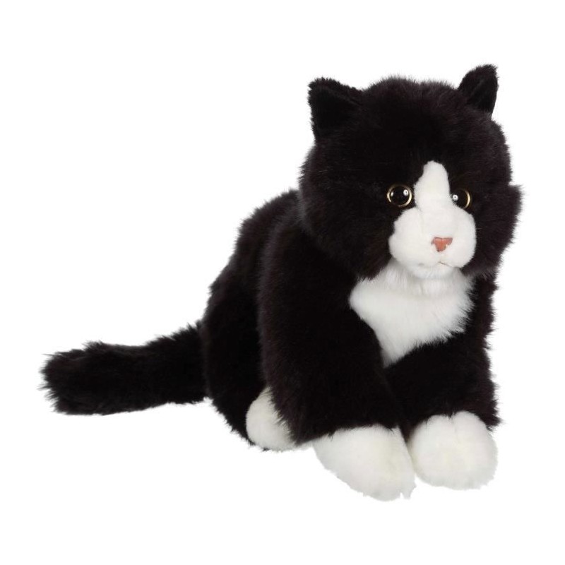 Gipsy Toys - Chat Mimiz - 28 cm - Noir & Blanc