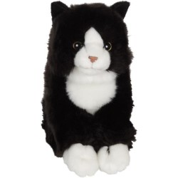 Gipsy Toys - Chat Mimiz - 28 cm - Noir & Blanc