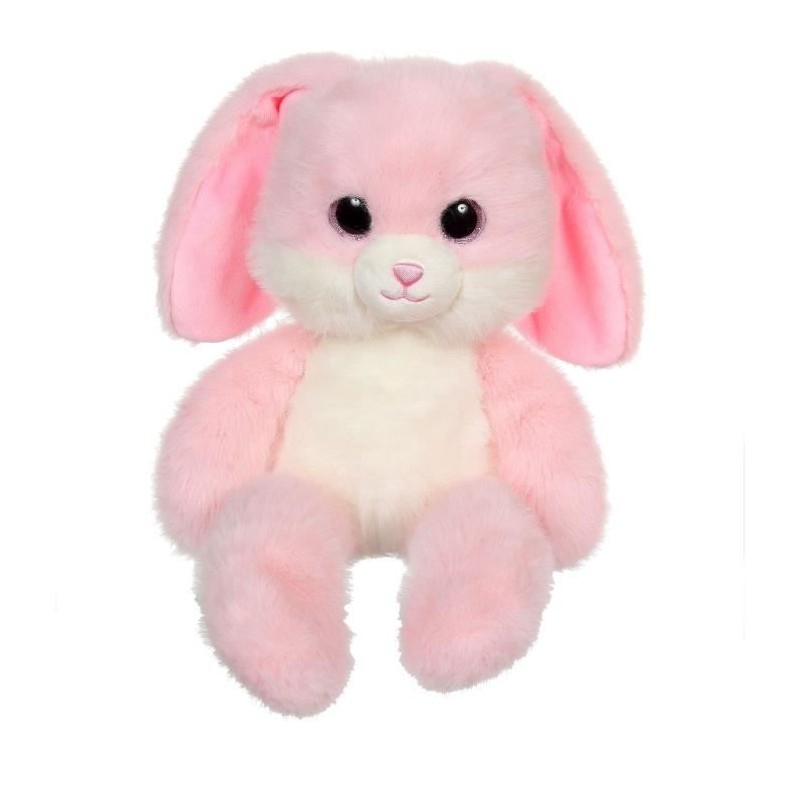 Peluche Lapin Leggies - GIPSY TOYS - Rose, 48 cm