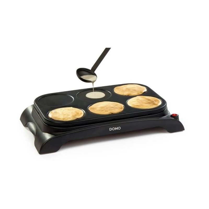 Crepiere DOMO Family Crepes - DO8709P - 6 personnes - Revetement Antiadhésif ...