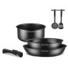 Batterie de cuisine - Tous feux dont induction - Arthur Martin - AM9582 - Alu...