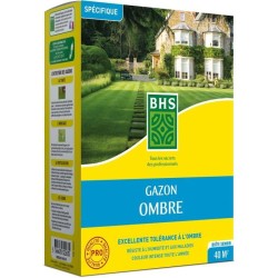 Semence de gazon - BHS - Gazon Ombre 1kg | 40m² | Résistant a la faible lumin...