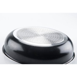 Set de 3 poeles - ARTHUR MARTIN - AM130 - noir - Tous feux dont induction - 2...