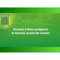 Semence de gazon - BHS - Gazon Bord de Mer 1kg | 40m² | Résistant vent, séche...