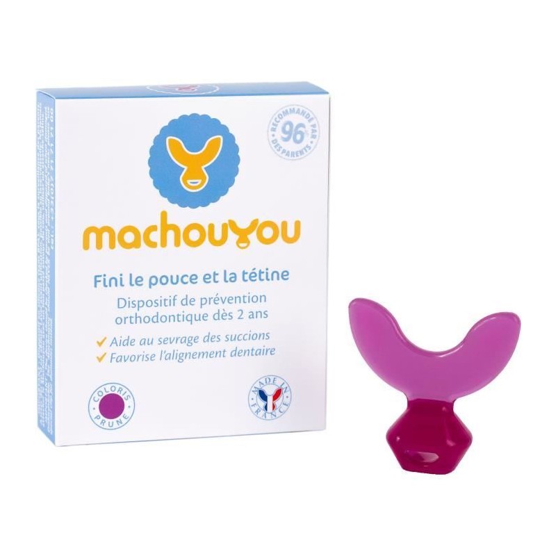 Machouyou Dispositif 1eres dents Prune dés 2 ans