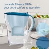 Carafe filtrante BRITA - Marella Bleue - Capacité 2,4L dont 1,4L d'eau filtré...