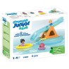PLAYMOBIL Junior 71687 Ilôt avec toboggan aquatique, Jouet pour le bain, Des ...