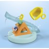 PLAYMOBIL Junior 71687 Ilôt avec toboggan aquatique, Jouet pour le bain, Des ...