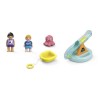 PLAYMOBIL Junior 71687 Ilôt avec toboggan aquatique, Jouet pour le bain, Des ...