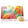 BRIGHT STARTS Coffret cadeau naissance bébé, bapteme,  , 0 a 24 mois, 5 jouet...