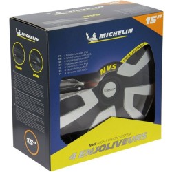 4 enjoliveurs 15 - MICHELIN - spécial utilitaires et camping-car -NVS : pasti...