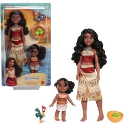 MATTEL Disney Vaiana 2 - Coffret des 2 soeurs - poupée du film Vaiana