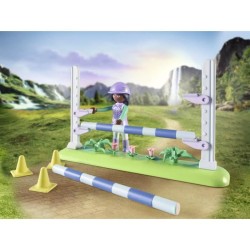 PLAYMOBIL 71355 Zoe & Blaze avec parcours d'obstacles, Horses of Waterfall, 6...