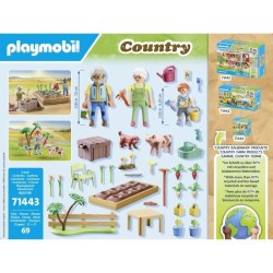 PLAYMOBIL 71443 Grands-parents et potager - Country -  Des 4 ans