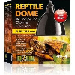 Exoterra Dome Fixture Eclairage en aluminium pour Reptile/Amphibien Taille La...