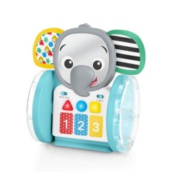 BABY EINSTEIN EARL l'éléphant Jouet d'éveil a roulettes interactif multilingu...