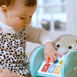BABY EINSTEIN EARL l'éléphant Jouet d'éveil a roulettes interactif multilingu...