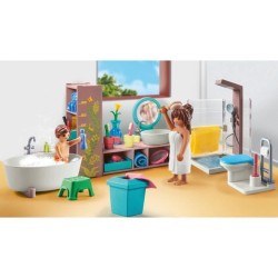 PLAYMOBIL 71611 Salle de bains avec douche et baignoire, My Life, Maison d'ar...