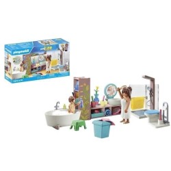 PLAYMOBIL 71611 Salle de bains avec douche et baignoire, My Life, Maison d'ar...