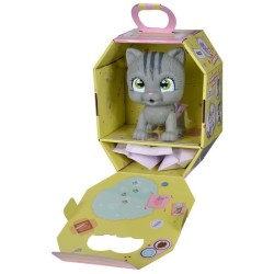 Smoby - Pamper Petz - Chat a adopter - 4 accessoires - Articulé - Bois et fai...
