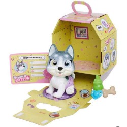 Smoby - Pamper Petz - Husky a adopter - 4 accessoires - Articulé - Bois et fa...
