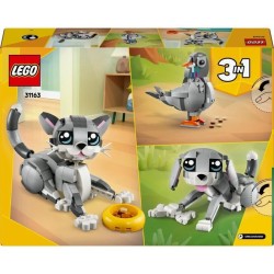 LEGO Creator 31163 3-en-1 Le chat joueur - Jeu de construction pour fille des...