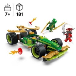LEGO NINJAGO 71828 La voiture de course a rétrofriction de Lloyd - Jouet de c...