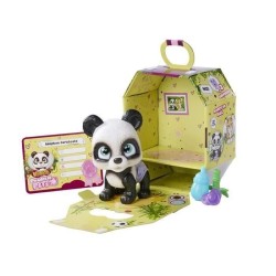 Pamper Petz - Panda a adopter - 4 accessoires - Articulé - Bois et fais pipi ...