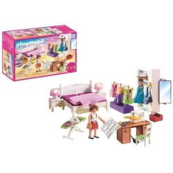 PLAYMOBIL 70208 Chambre avec espace couture, Dollhouse La Maison Traditionnel...