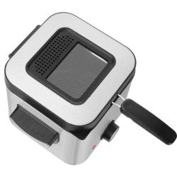 Friteuse - SENCOR - SFR 6200SS - 900 W - 1,5 L - Noir / Acier inoxydable