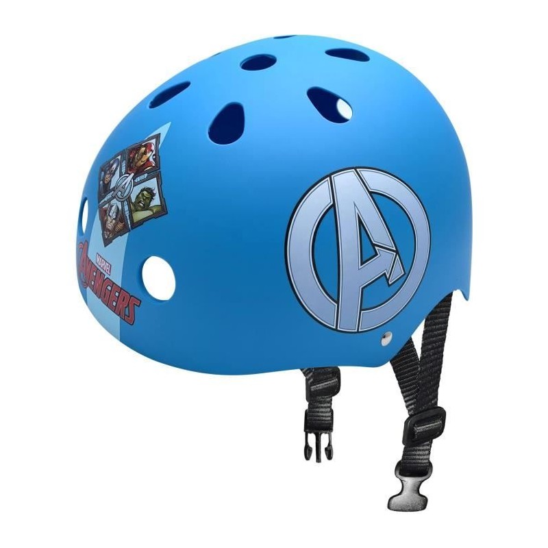 Casque Skate Avengers - STAMP - Taille 54-60 cm - Enfant - Noir