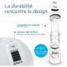 Bouteille filtrante BRITA - Fill & Serve Gris - Capacité 1,3L - 1 filtre Micr...