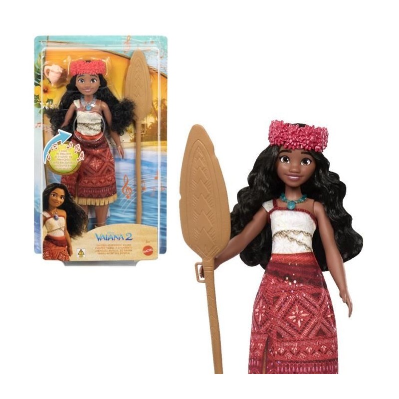 Poupée Vaiana 2 Mattel Poupée chantante Disney Princesses  JBT62