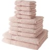 Lot de 10 serviettes de bain TODAY comprenant 4 serviettes 30x50 + 4 serveite...