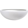 Pot vasque Ø 59 cm - EDA - Graphit UP - 39 L - Ø 59 x H. 21 cm - Blanc cérusé