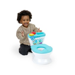 BABY EINSTEIN Mini Toilette enfant avec Réducteur de Toilette inclus, Chasse ...