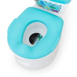 BABY EINSTEIN Mini Toilette enfant avec Réducteur de Toilette inclus, Chasse ...